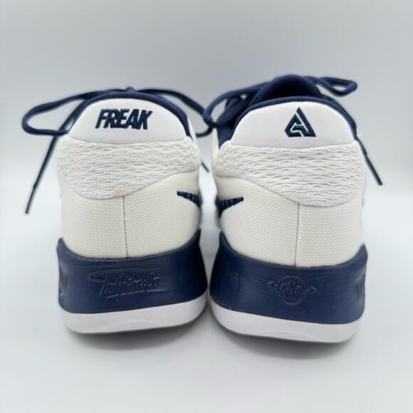 Nike Zoom Freak 4 TB Midnight Navy White High Top Basketball Sneakers Men’s 11.5